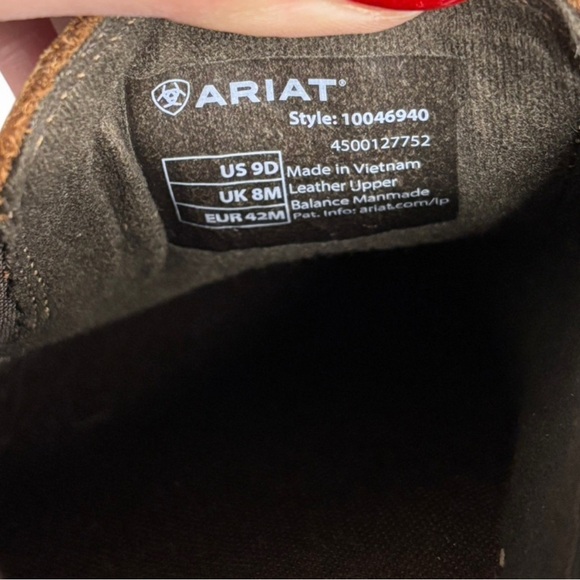 Ariat Cruiser Slip On Loafers Men’s 9D Brown Leather Camo main image 4